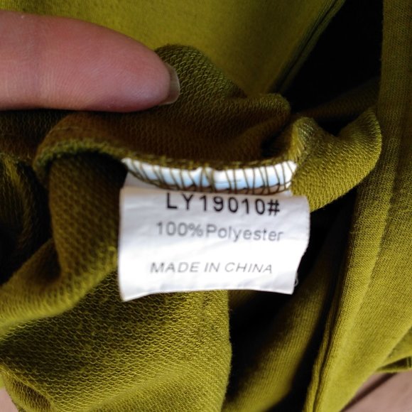 🌎Olive French Terry Boyfriend Blazer - Picture 7 of 9